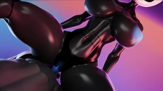 ИИ-порно: Полый Рыцарь с соблазнительными изгибами долбится в жарком 3D-экшене